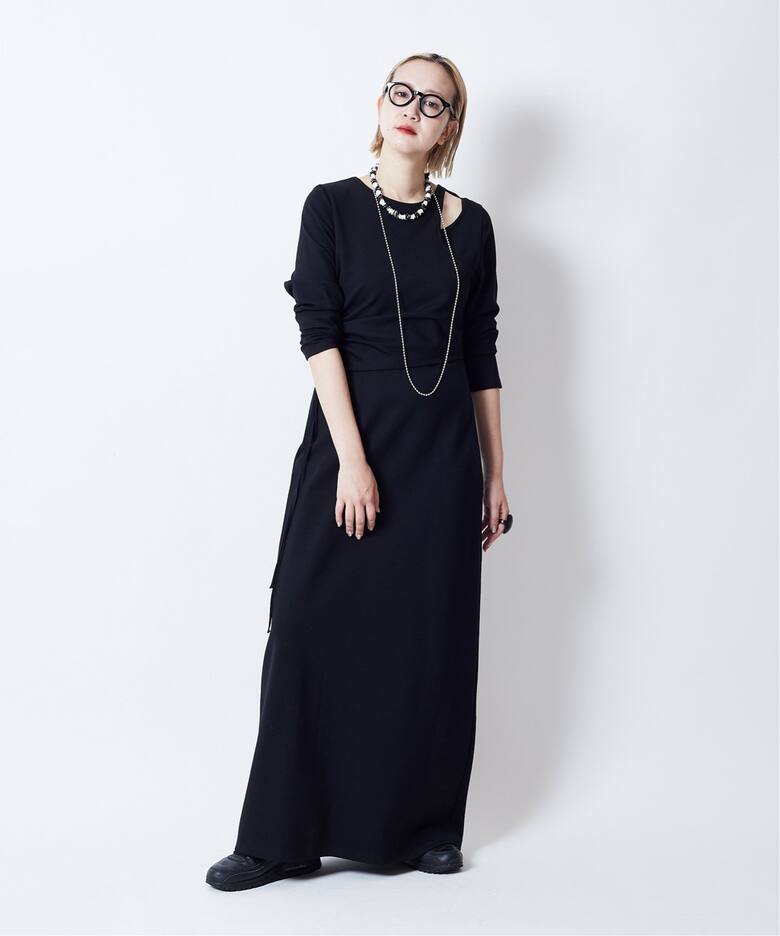 CUTOUT PONTI DRESS：ワンピース（ワンピース）｜CITYSHOP（シティ 