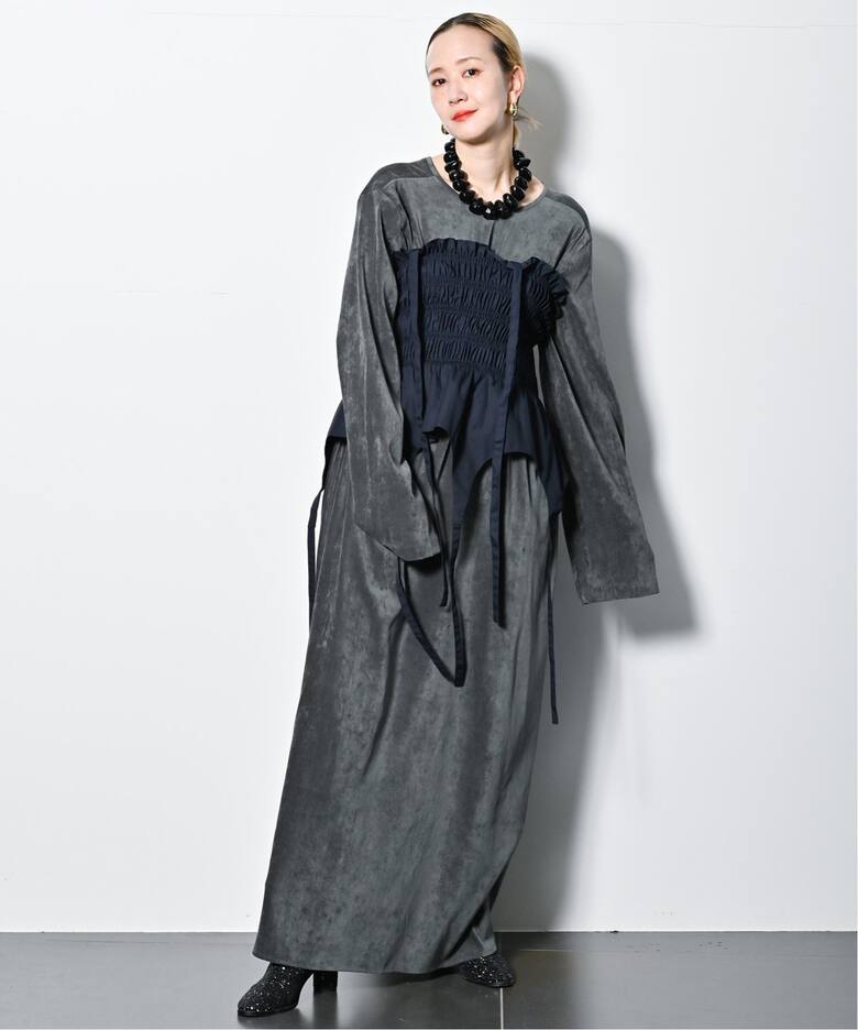 追加》VELVETEEN KAFTAN DRESS：ワンピース（ワンピース）｜CITYSHOP  
