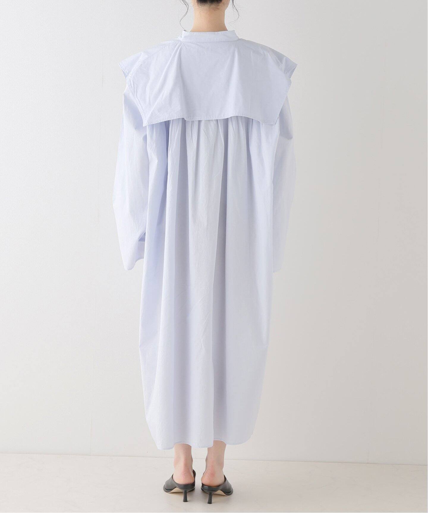 SEEALL/シーオール】GATHER SMOG DRESS：ワンピース（ワンピース  