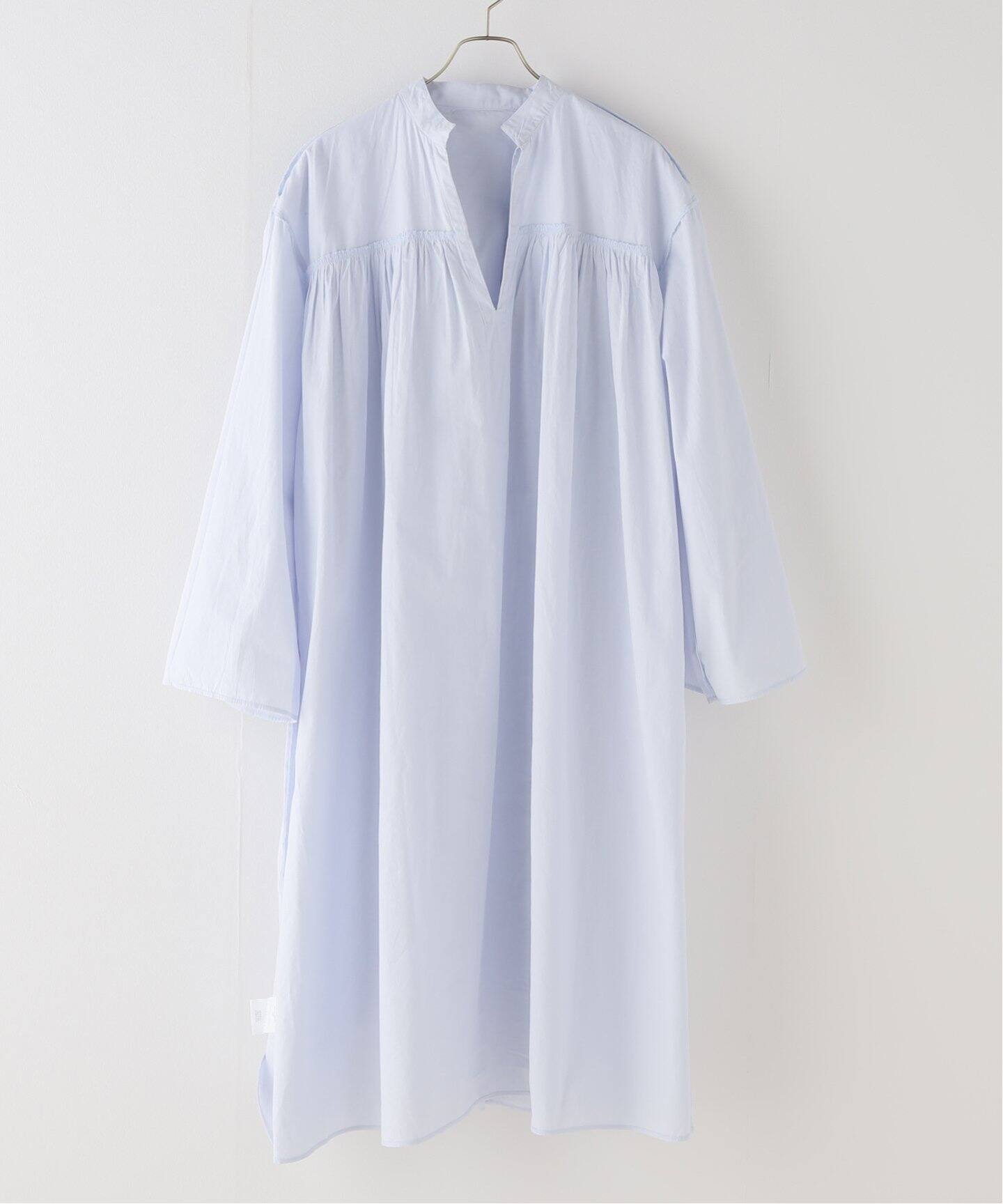 SEEALL/シーオール】GATHER SMOG DRESS：ワンピース（ワンピース  