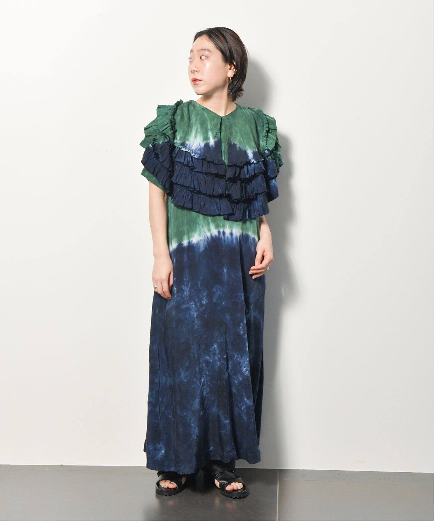 TOGA PULLA/トーガプルラ】Inner tie dye dress：ワンピース  