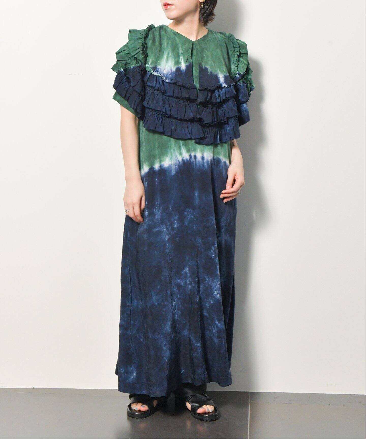 TOGA PULLA/トーガプルラ】Inner tie dye dress：ワンピース 