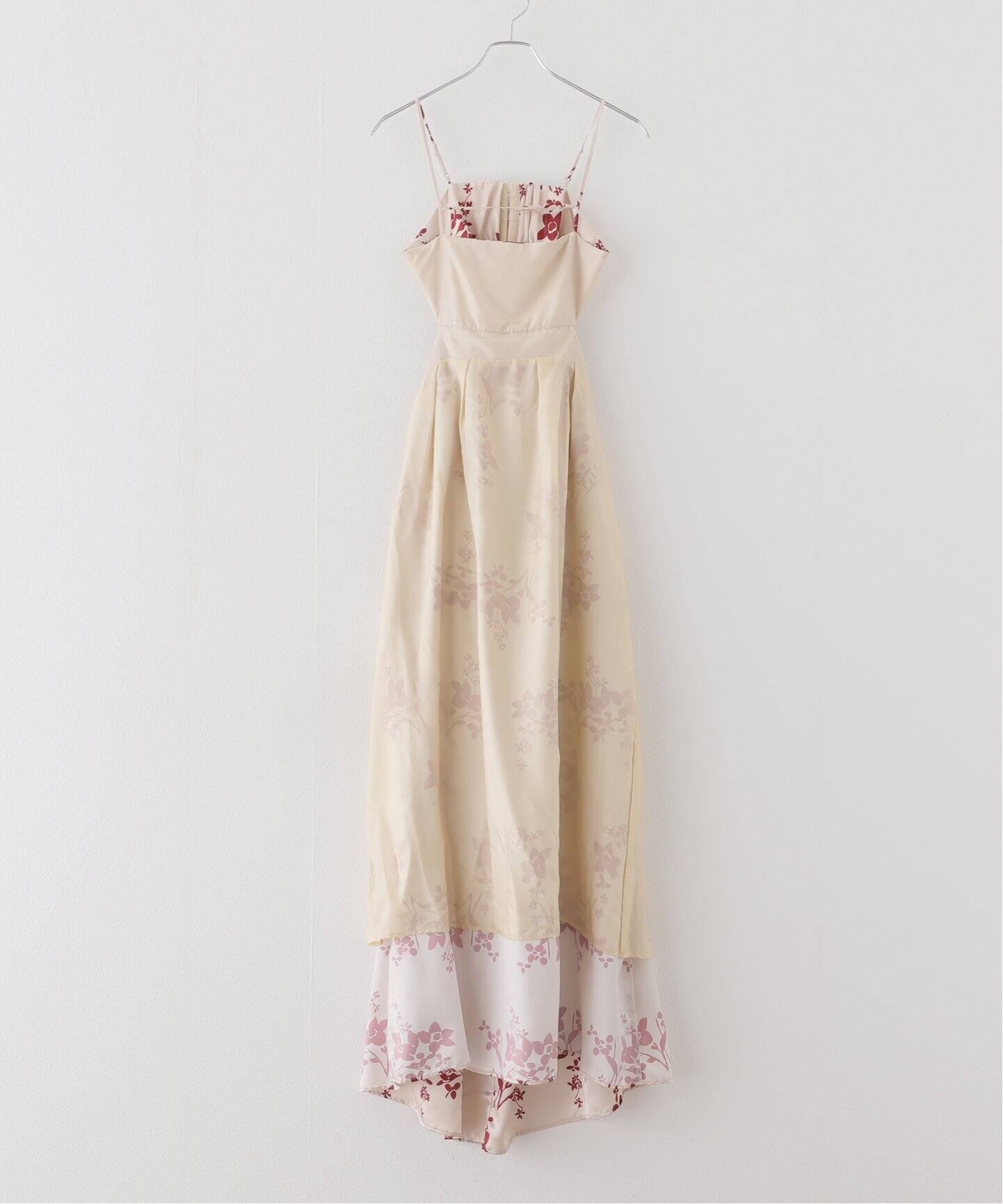 MIOSMOKEY/ミオズモーキー】PRINT OPEN BACK DRESS：ワンピース 
