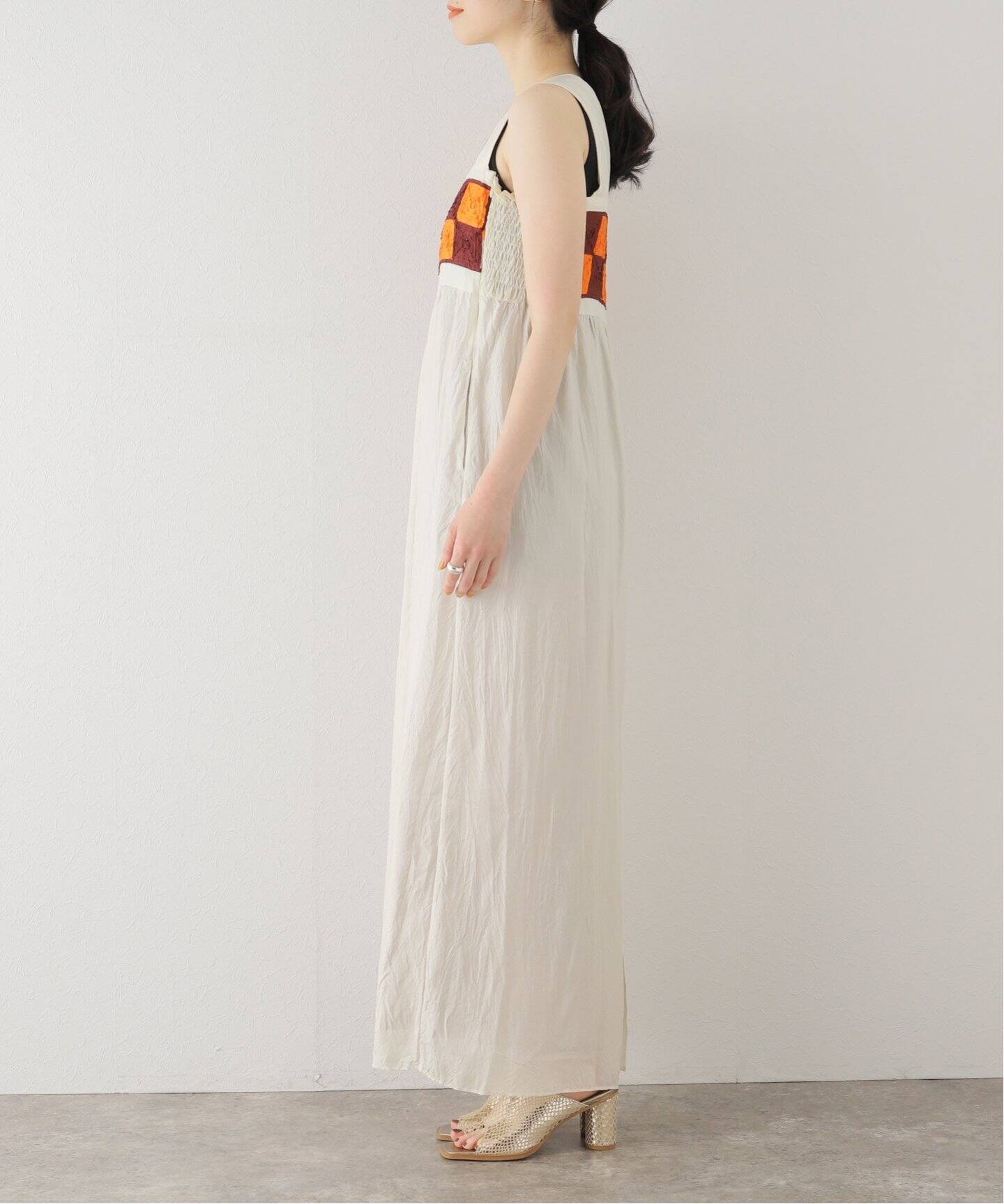 PONTI/ポンティ】Tape embroidery dress：ワンピース（ワンピース  