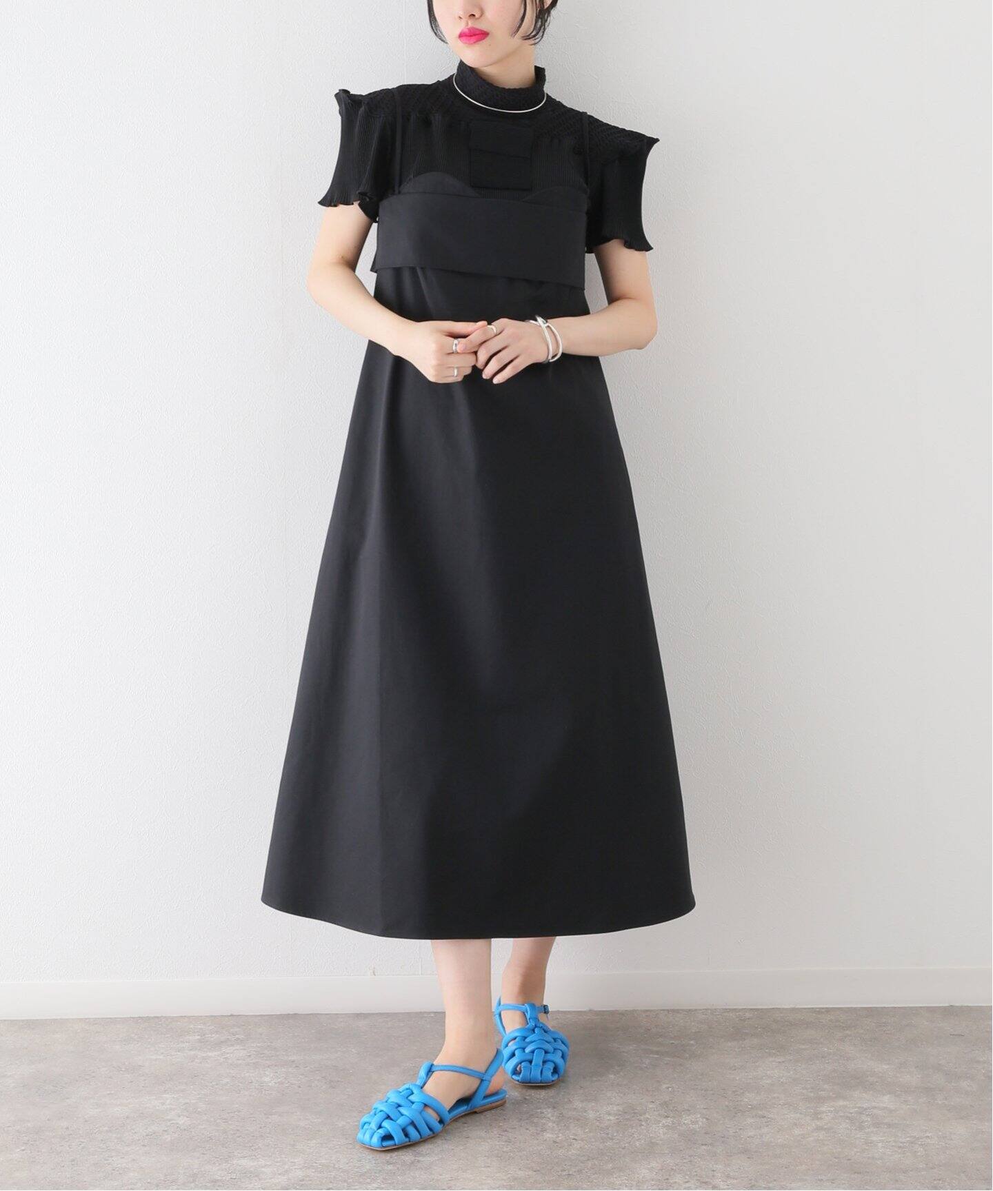 TOIT VOLANT / トワ ヴォラン】Verona Dress：ワンピース（ワンピース 