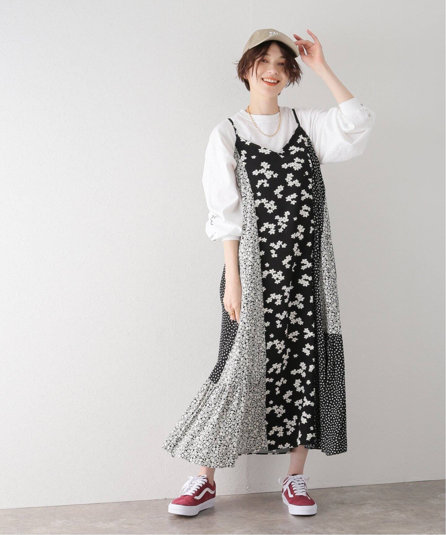 Shinzone / シンゾーン】PATCHED OP（ワンピース）｜BOICE FROM  