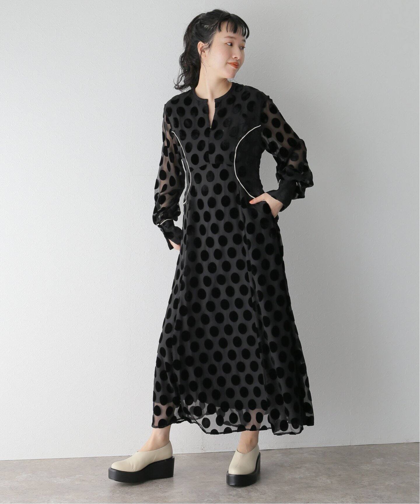 CLANE / クラネ】BIG DOT OPAL ONEPIECE（ワンピース）｜BOICE FROM 