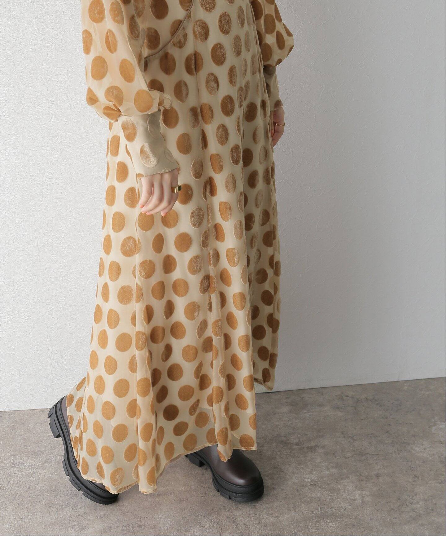 CLANE / クラネ】BIG DOT OPAL ONEPIECE（ワンピース）｜BOICE FROM 