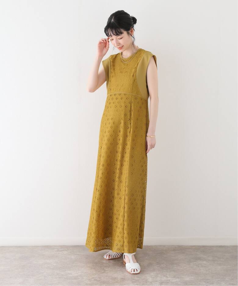 CLANE / クラネ】VINTAGE LACE CURVE ONE PIECE（ワンピース）｜BOICE 