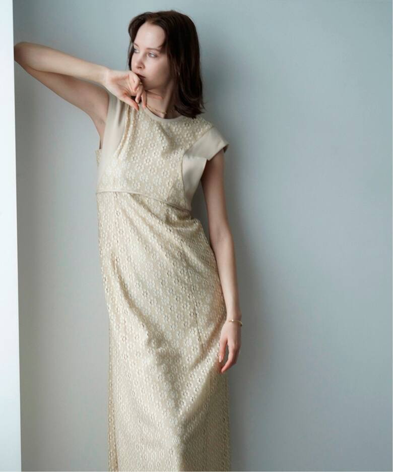 CLANE / クラネ】VINTAGE LACE CURVE ONE PIECE（ワンピース  