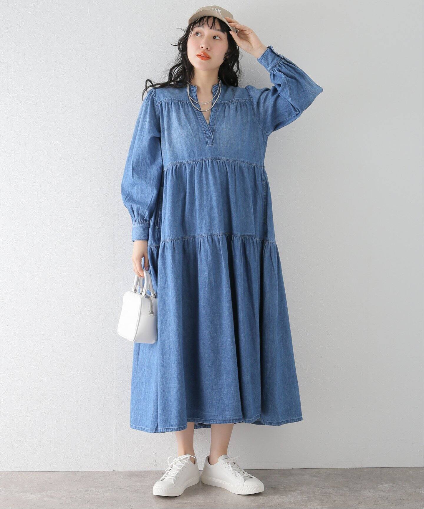 Healthy denim / ヘルシーデニム】Lychee Dress（ワンピース）｜BOICE 