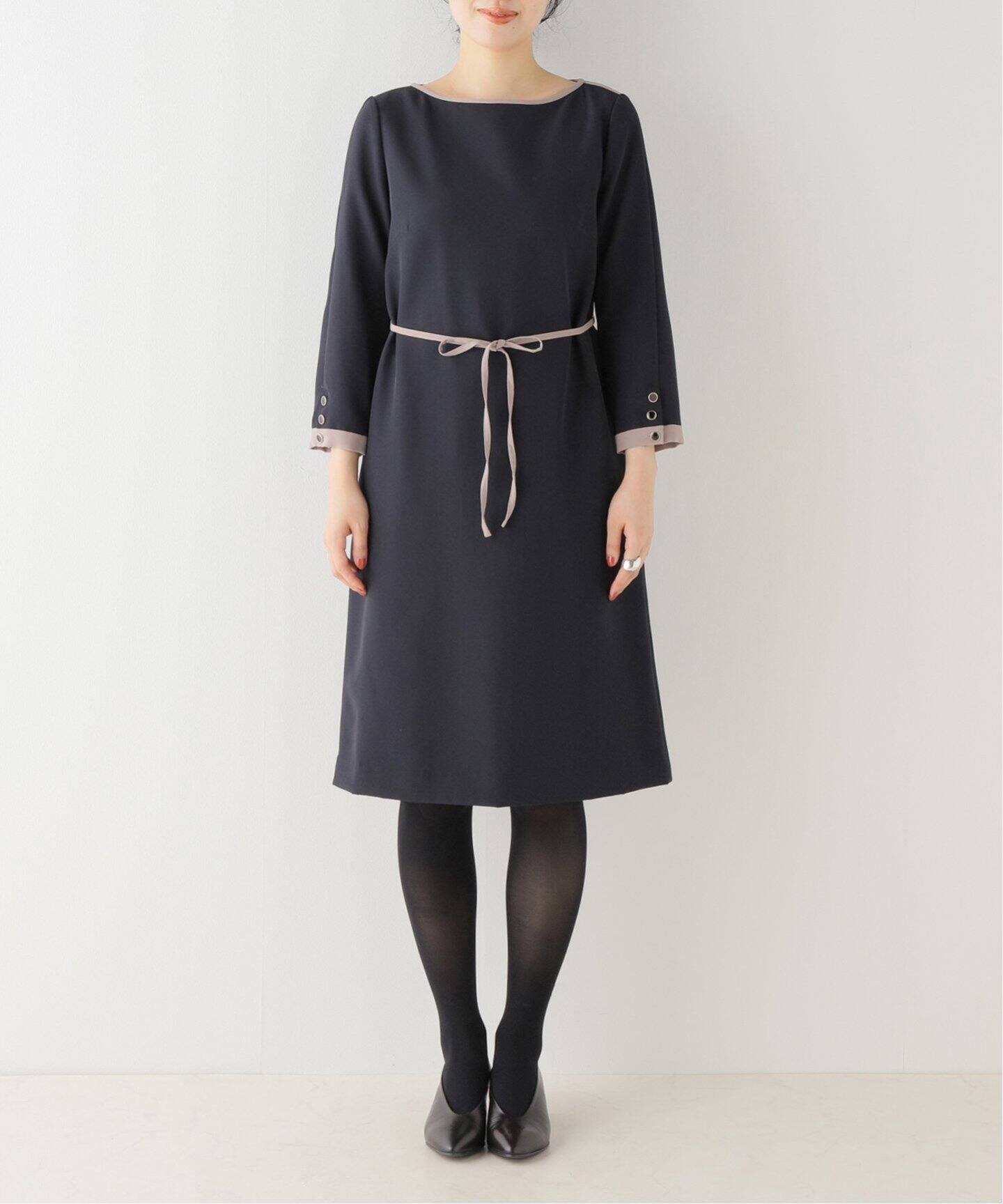 バイカラーパイピングワンピース（ワンピース）｜La Totalite（ラ  