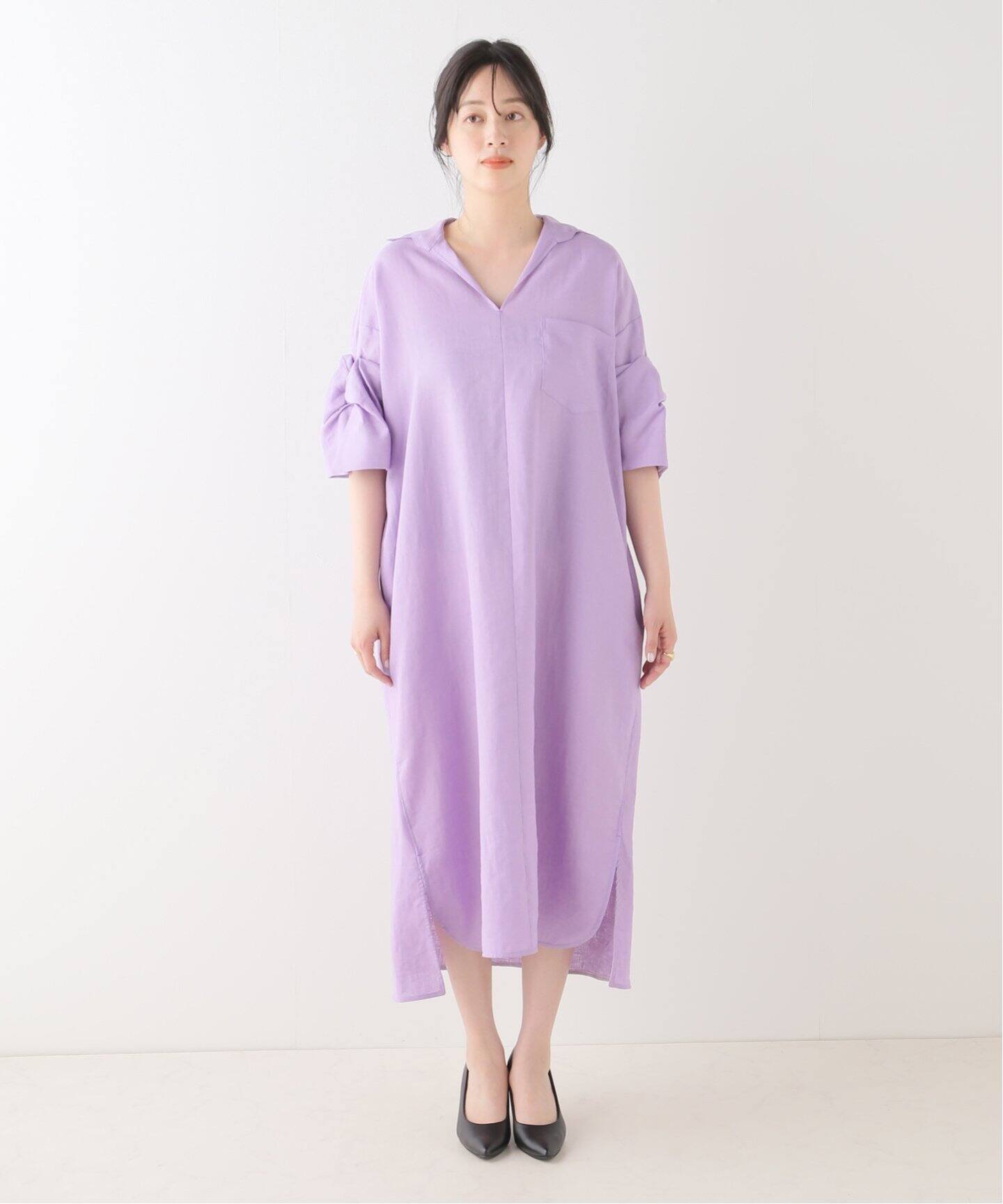 TICCA/ティッカ】リネンツイストスリーブワンピース（ワンピース）｜La 