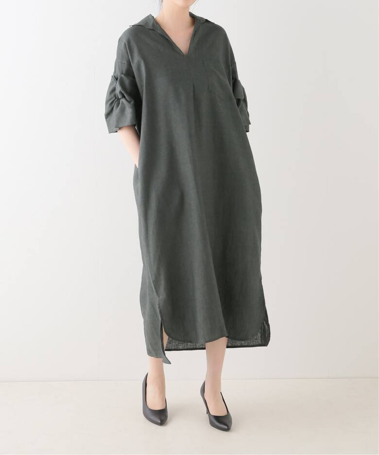 TICCA/ティッカ】リネンツイストスリーブワンピース（ワンピース）｜La  