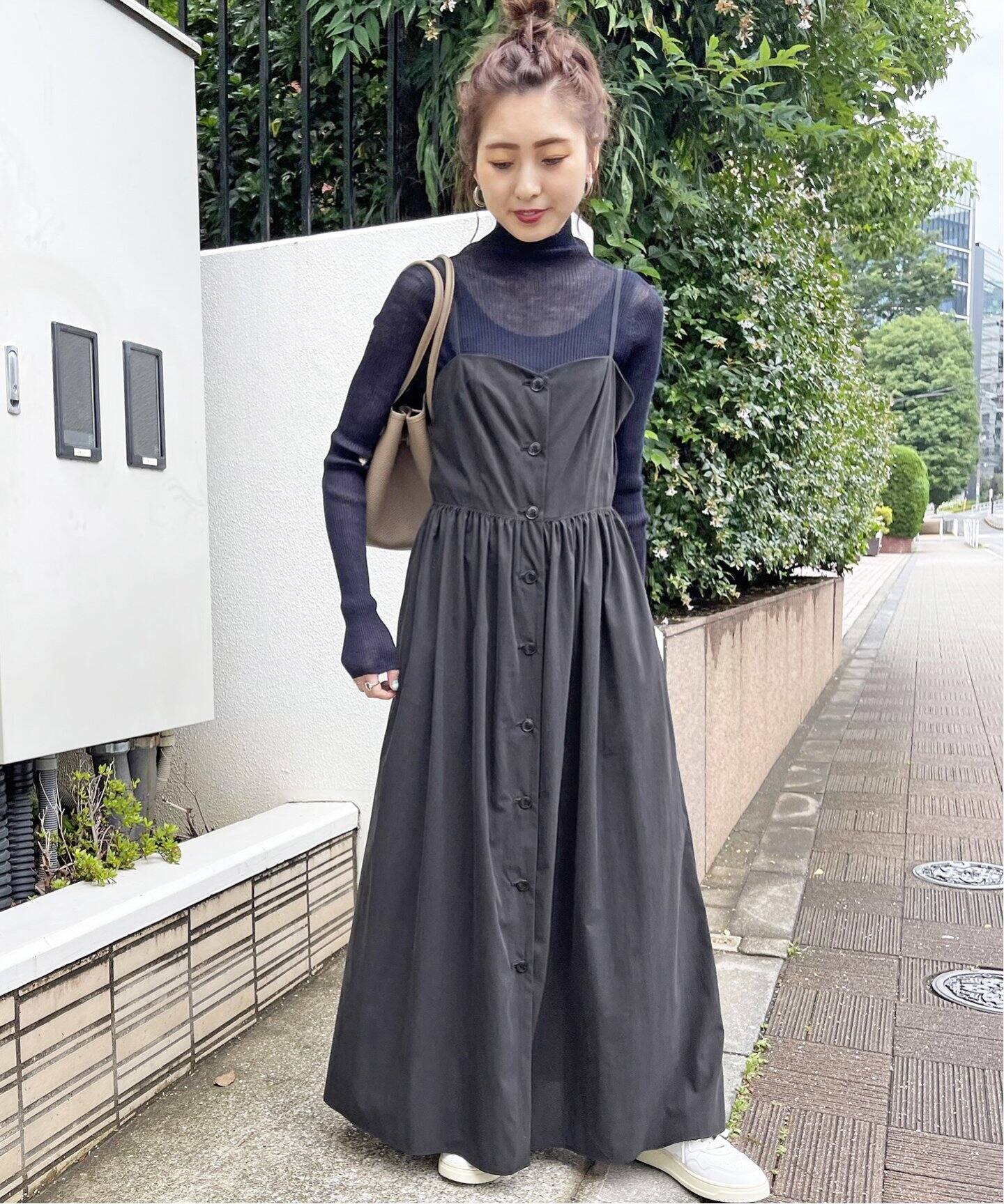 コットンナイロンキャミソールボリュームドレス（ワンピース）｜Spick  