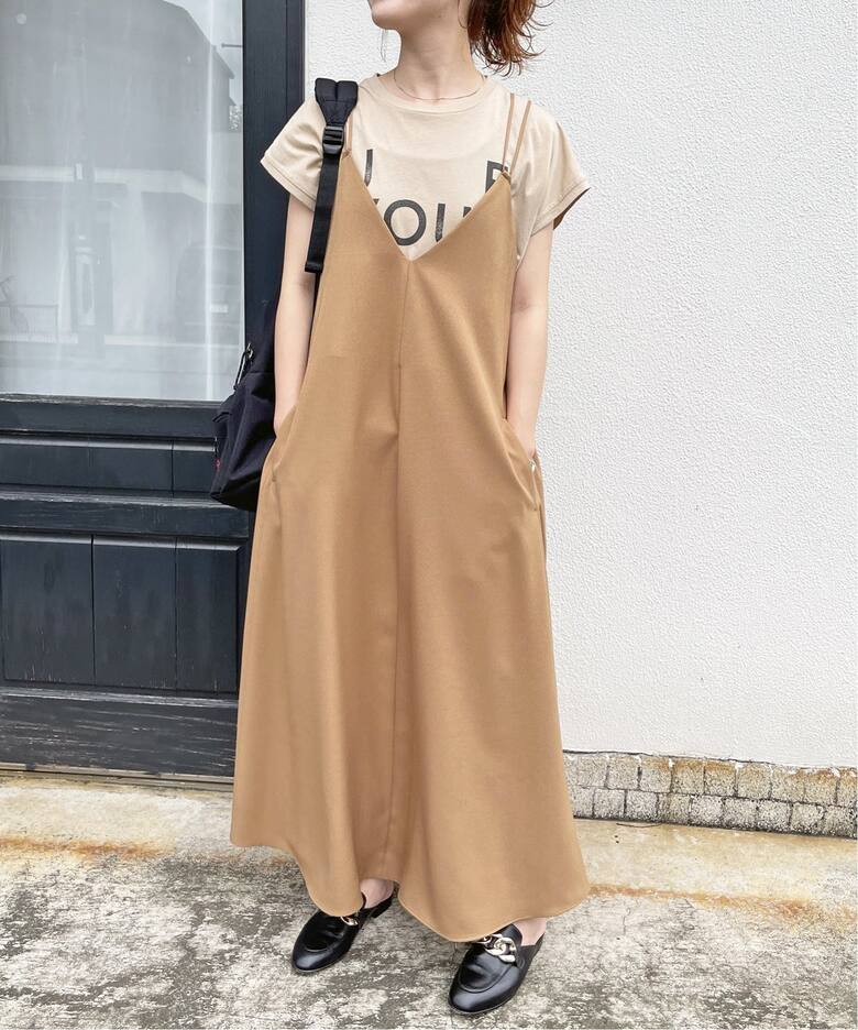 ≪一部店舗・WEB限定≫ウールライクツイルキャミワンピース  