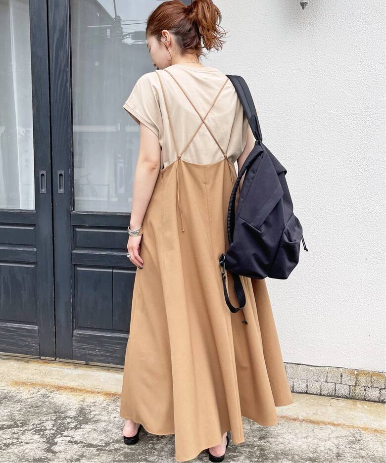 ≪一部店舗・WEB限定≫ウールライクツイルキャミワンピース  