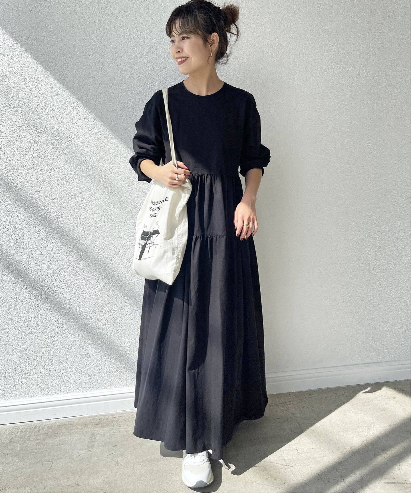 コットンツイルティアードワンピース（ワンピース）｜Spick and Span 