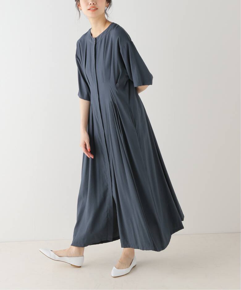 スパンドビーフィットフレアータックワンピース（ワンピース）｜Spick  