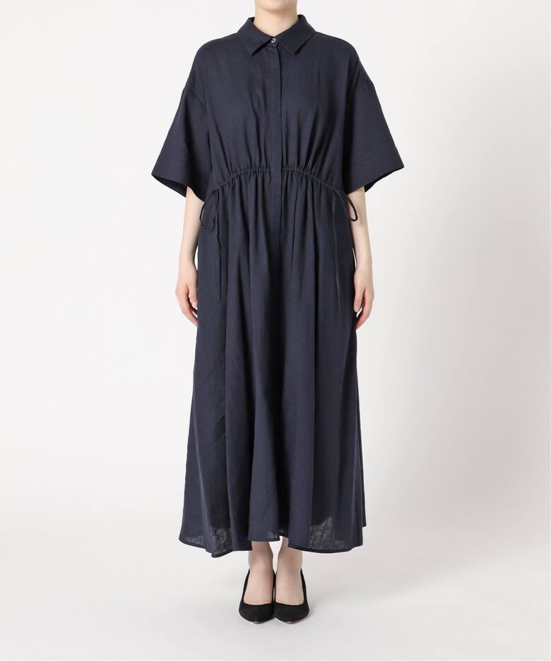 ウエストギャザーシャツワンピース（ワンピース）｜Spick and Span  