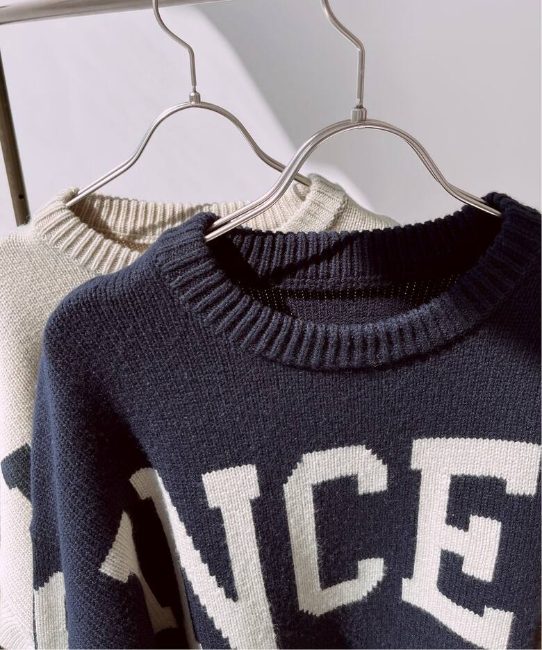 ≪追加≫ビッグロゴニットワンピース（ワンピース）｜Spick and Span 