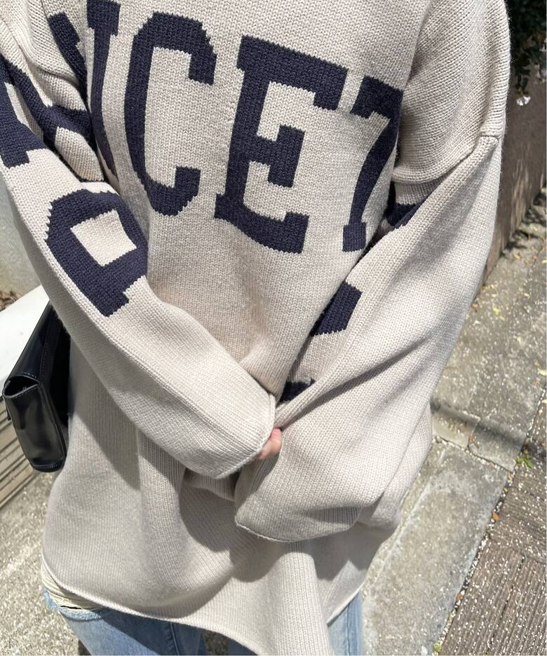 ≪追加≫ビッグロゴニットワンピース（ワンピース）｜Spick and Span 