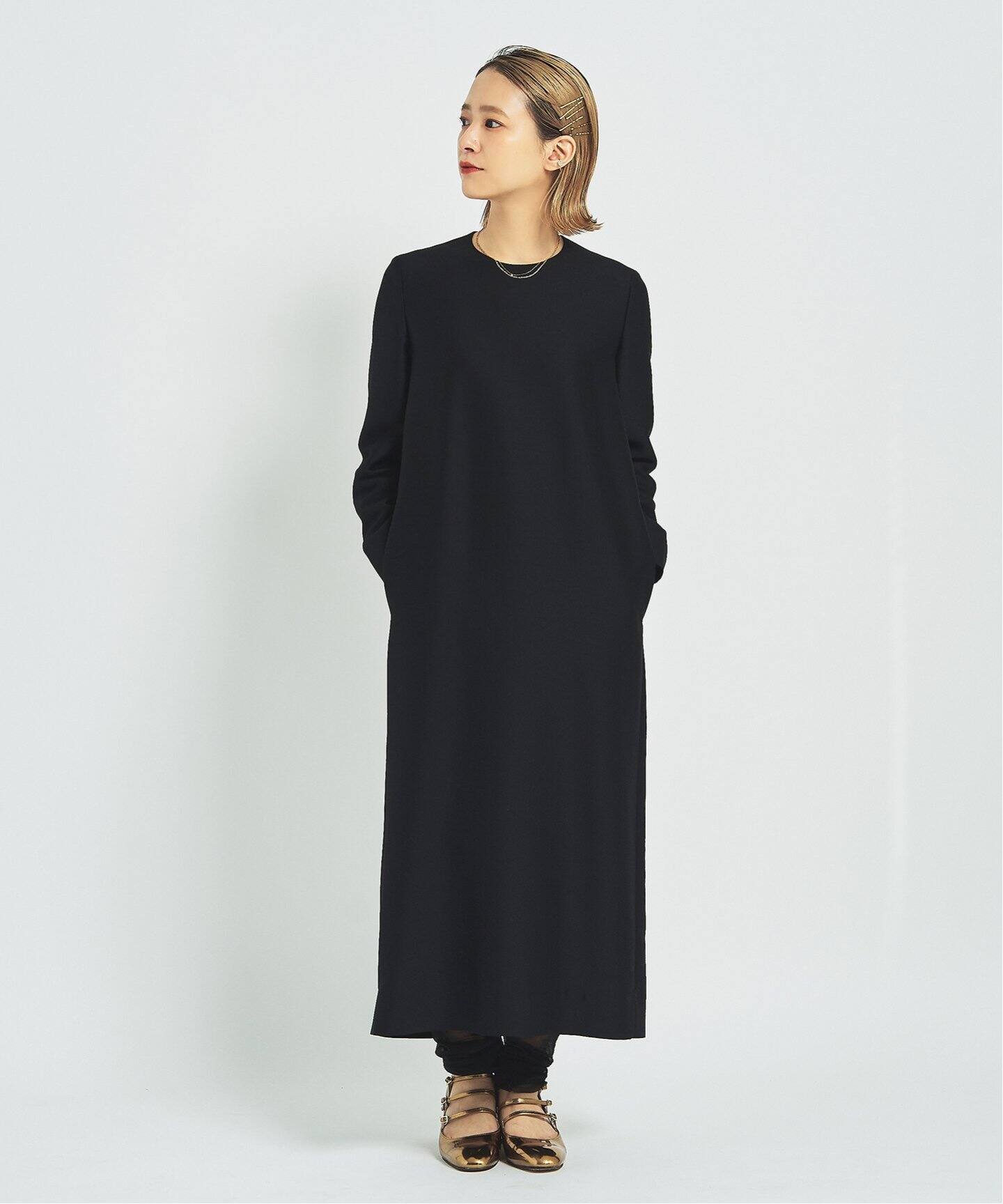 極美品】ティビ tibi ワンピース シルク100% 黒 パープル 美味しくっ S~M