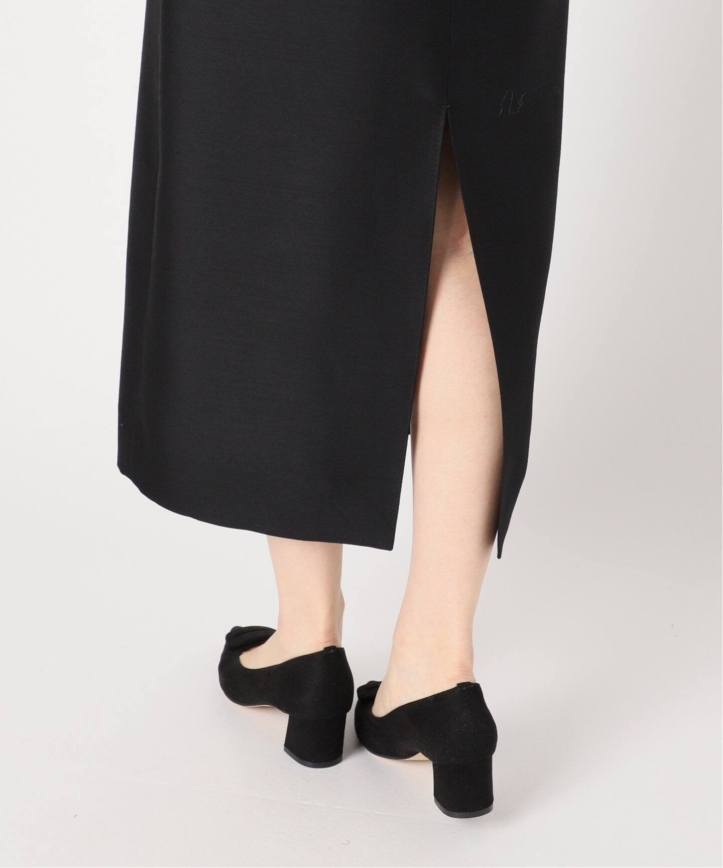 ウールシルクポプリンロングスリーブワンピース（ワンピース）｜HARDY  