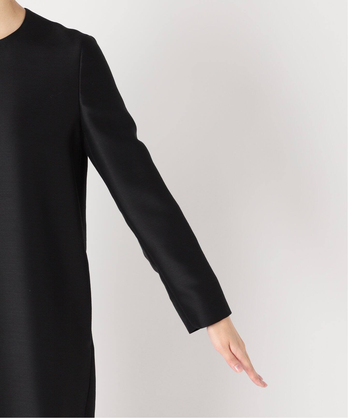 ウールシルクポプリンロングスリーブワンピース（ワンピース）｜HARDY  