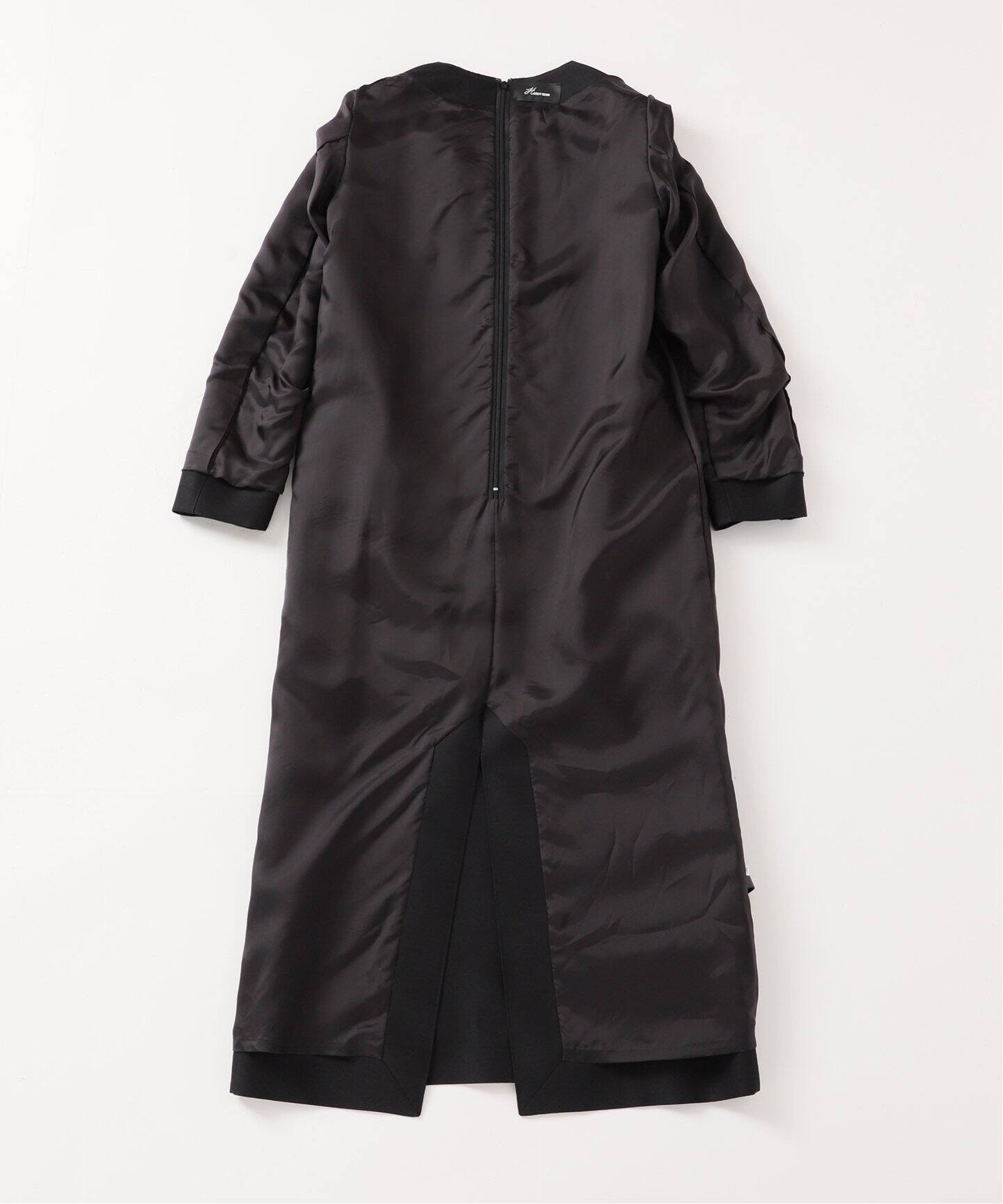 ウールシルクポプリンロングスリーブワンピース（ワンピース）｜HARDY  