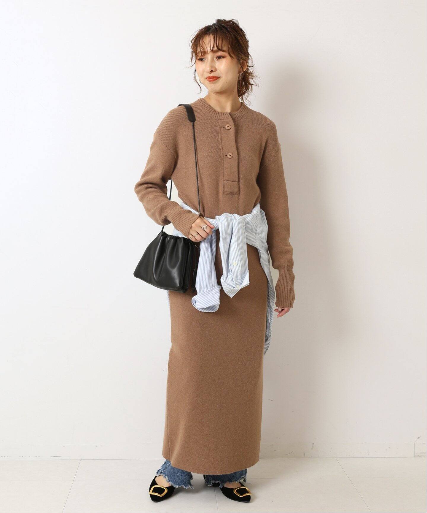 MEYAME / メヤメ】HENRY LONG KNIT DRESS（ワンピース）｜Spick and  