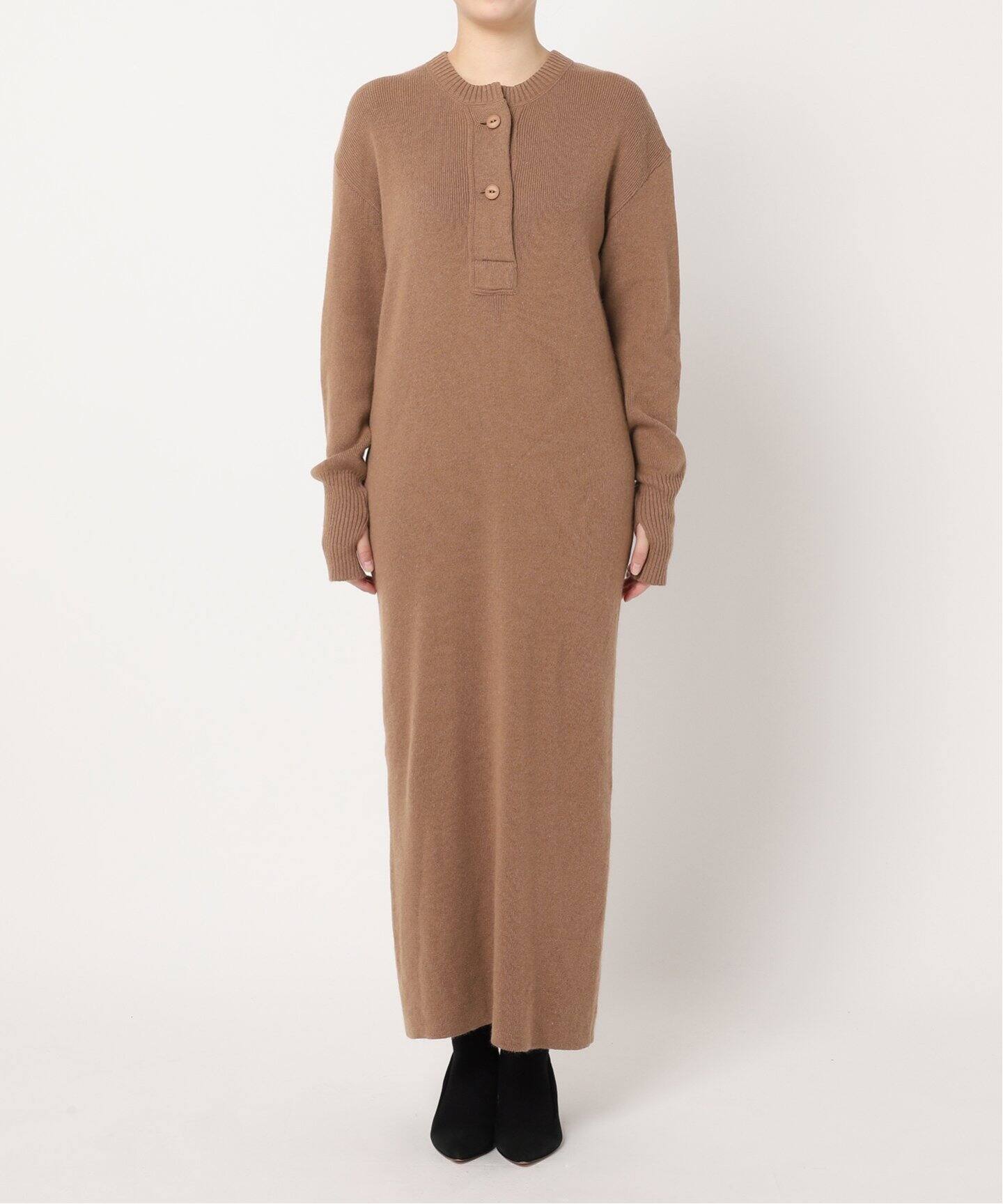Spick&Span / MEYAME / メヤメ】ロングニットワンピース
