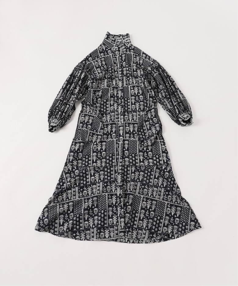ne Quittez pas / ヌキテパ】CRIMP COTTON PATCH WORK S（ワンピース 