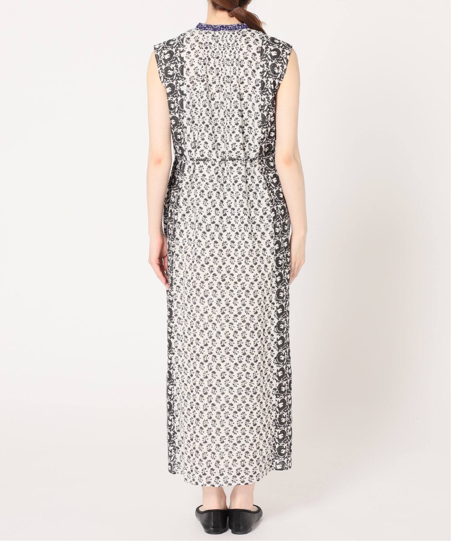 ne Quittez pas / ヌキテパ】COTTONJQD COMBI EMB DRESS（ワンピース 