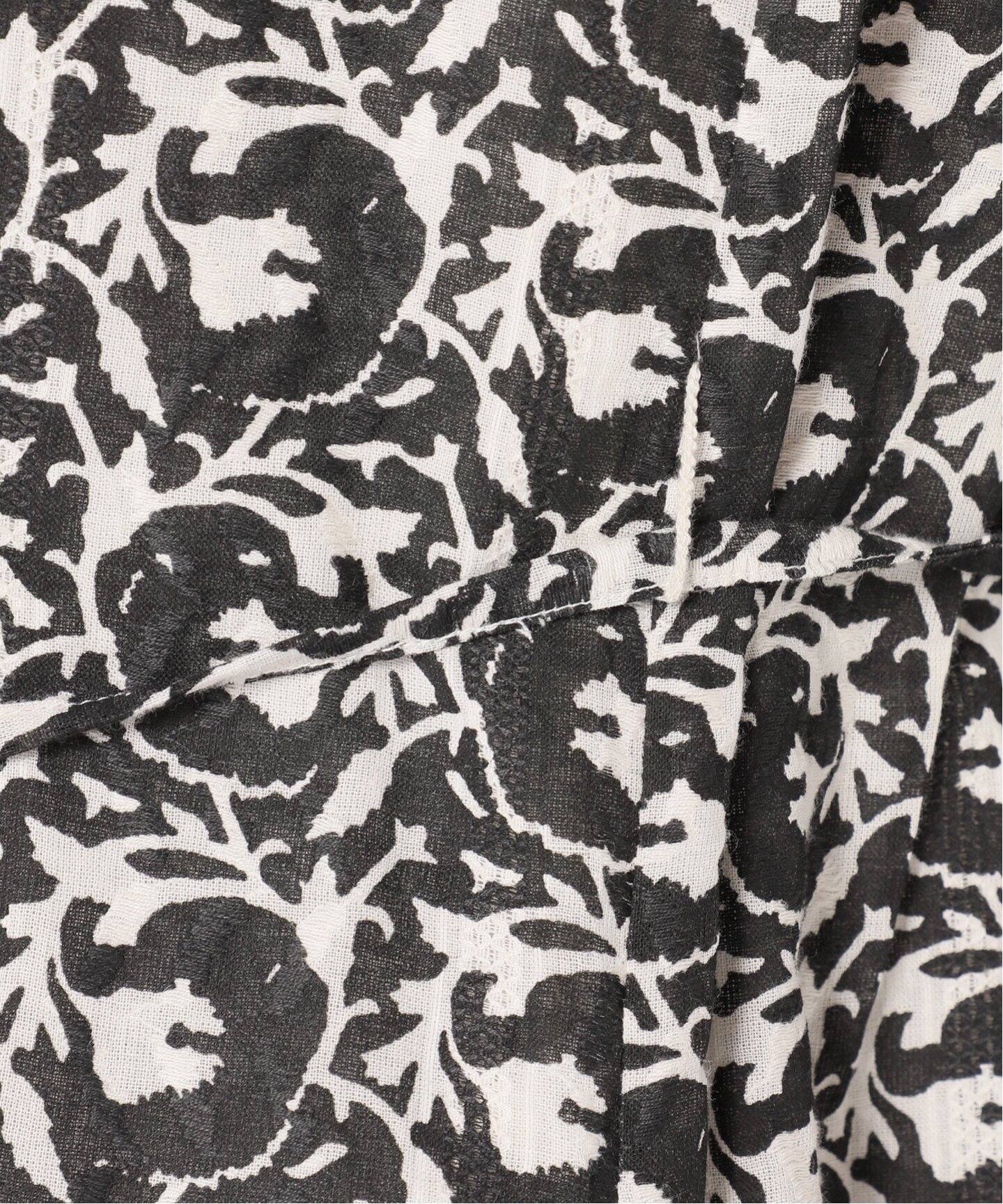 ne Quittez pas / ヌキテパ】COTTONJQD COMBI EMB DRESS（ワンピース 