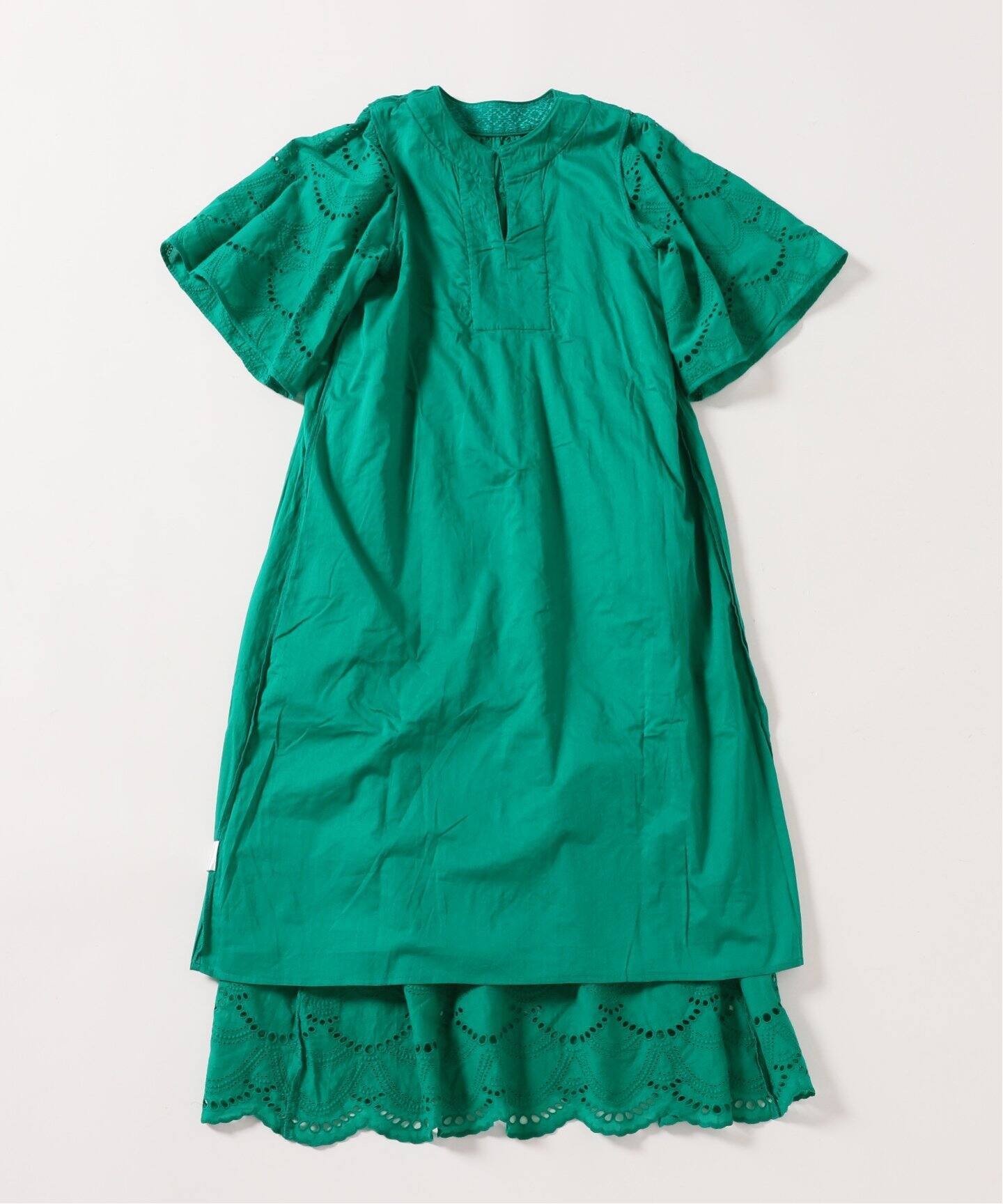 ne Quittez pas / ヌキテパ】COTTON VOILE DOT HEMLA（ワンピース 