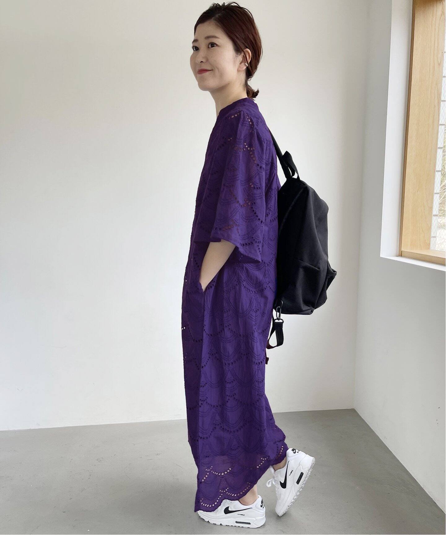 ne Quittez pas / ヌキテパ】別注COTTONVOILE DOT HEMLA（ワンピース  