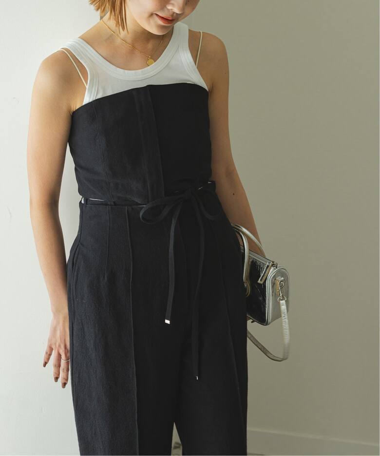 Spick&Span ✳︎ベアオールインワン✳︎黒✳︎38 サロペット 