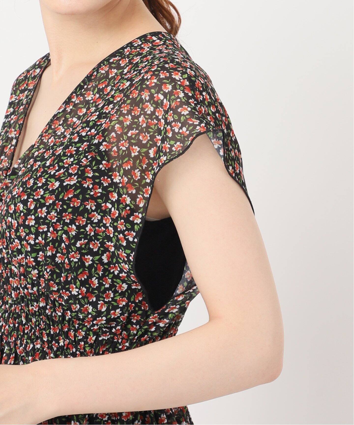 フラワープリントシアードレス（ワンピース）｜U by SPICK&SPAN（ユー  