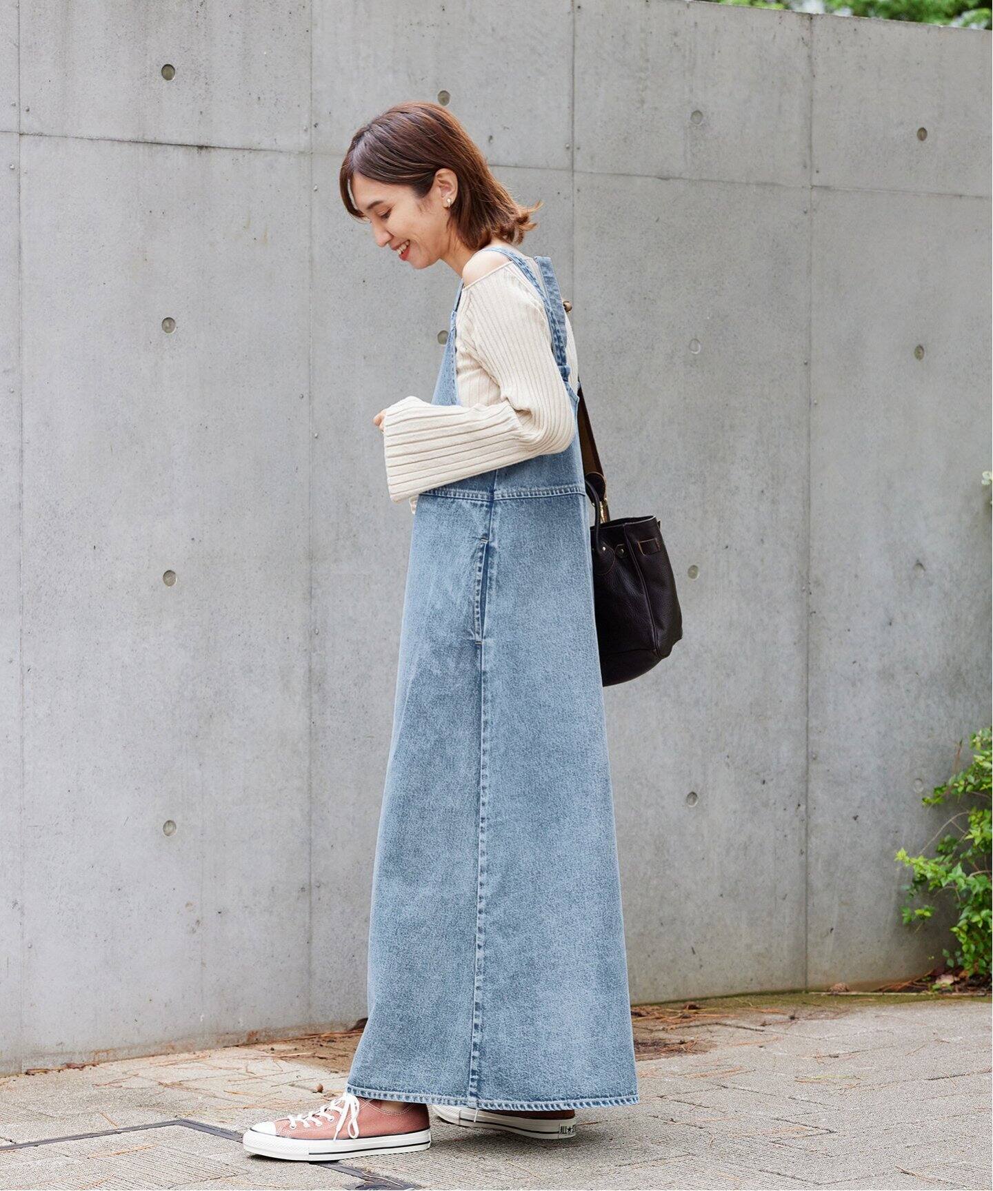 デニムサロペットスカート（ワンピース）｜FRAMeWORK（フレームワーク  