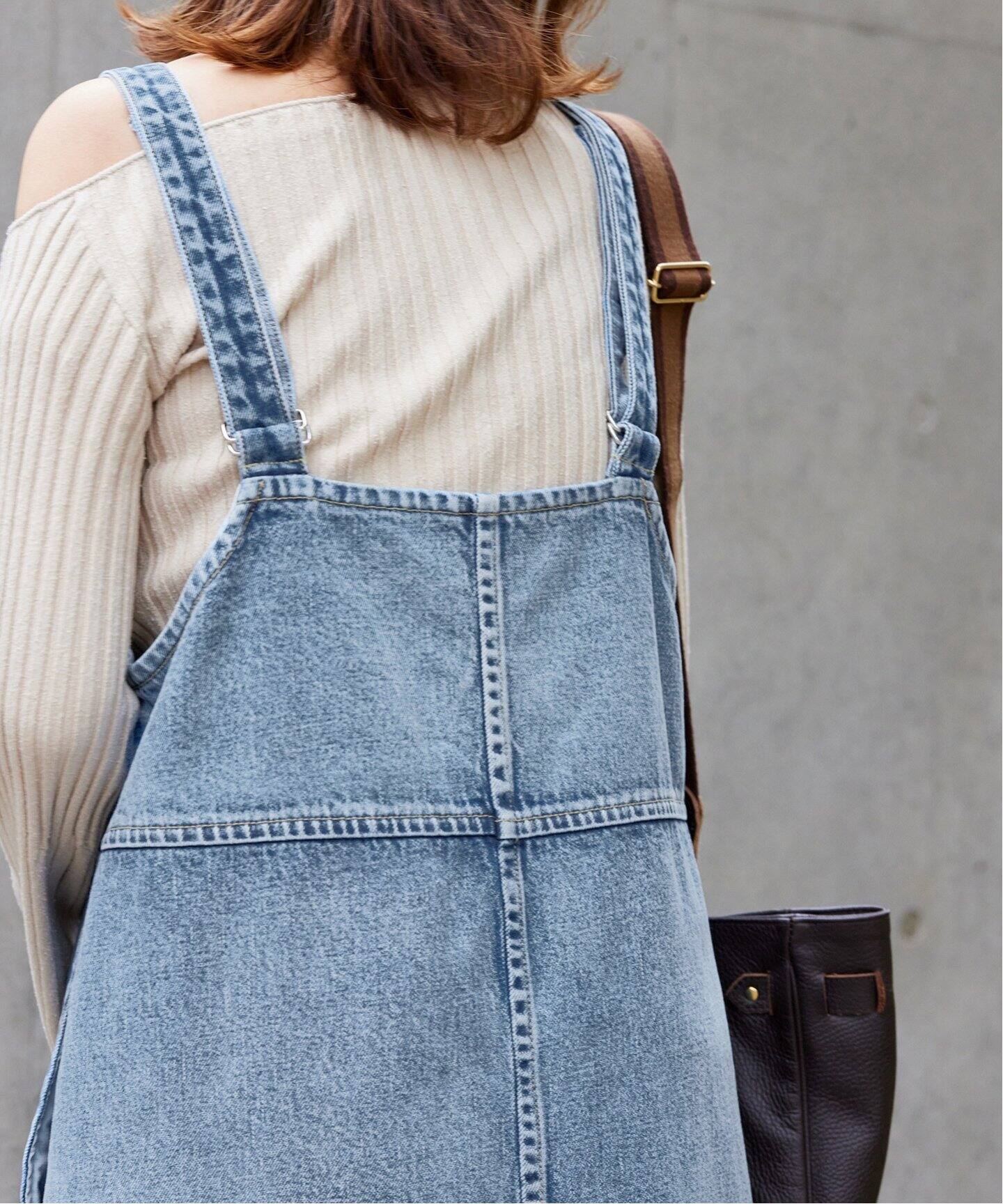 デニムサロペットスカート（ワンピース）｜FRAMeWORK（フレームワーク  