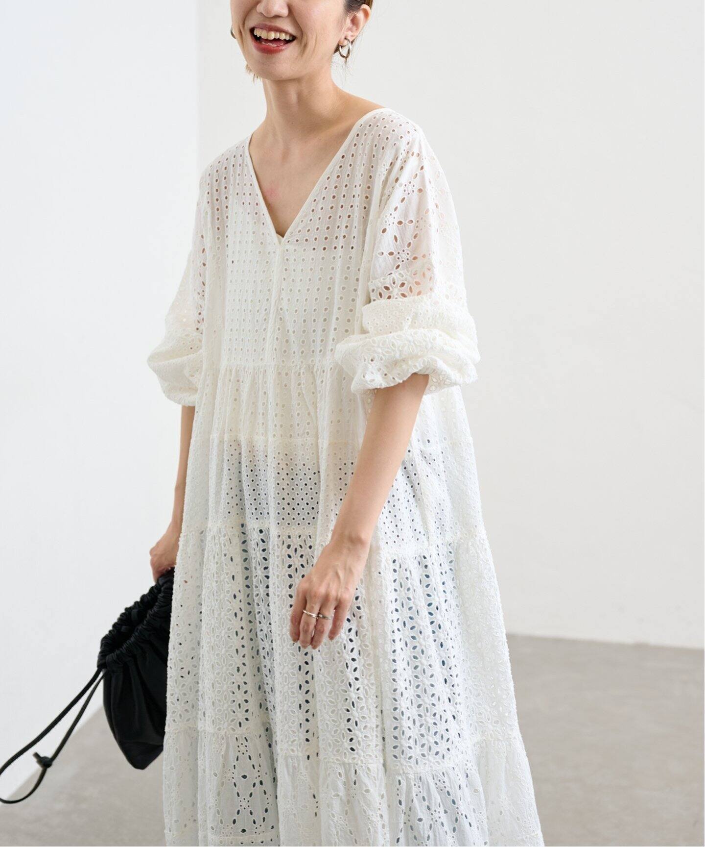 カットワークレースワンピース（ワンピース）｜FRAMeWORK（フレーム  
