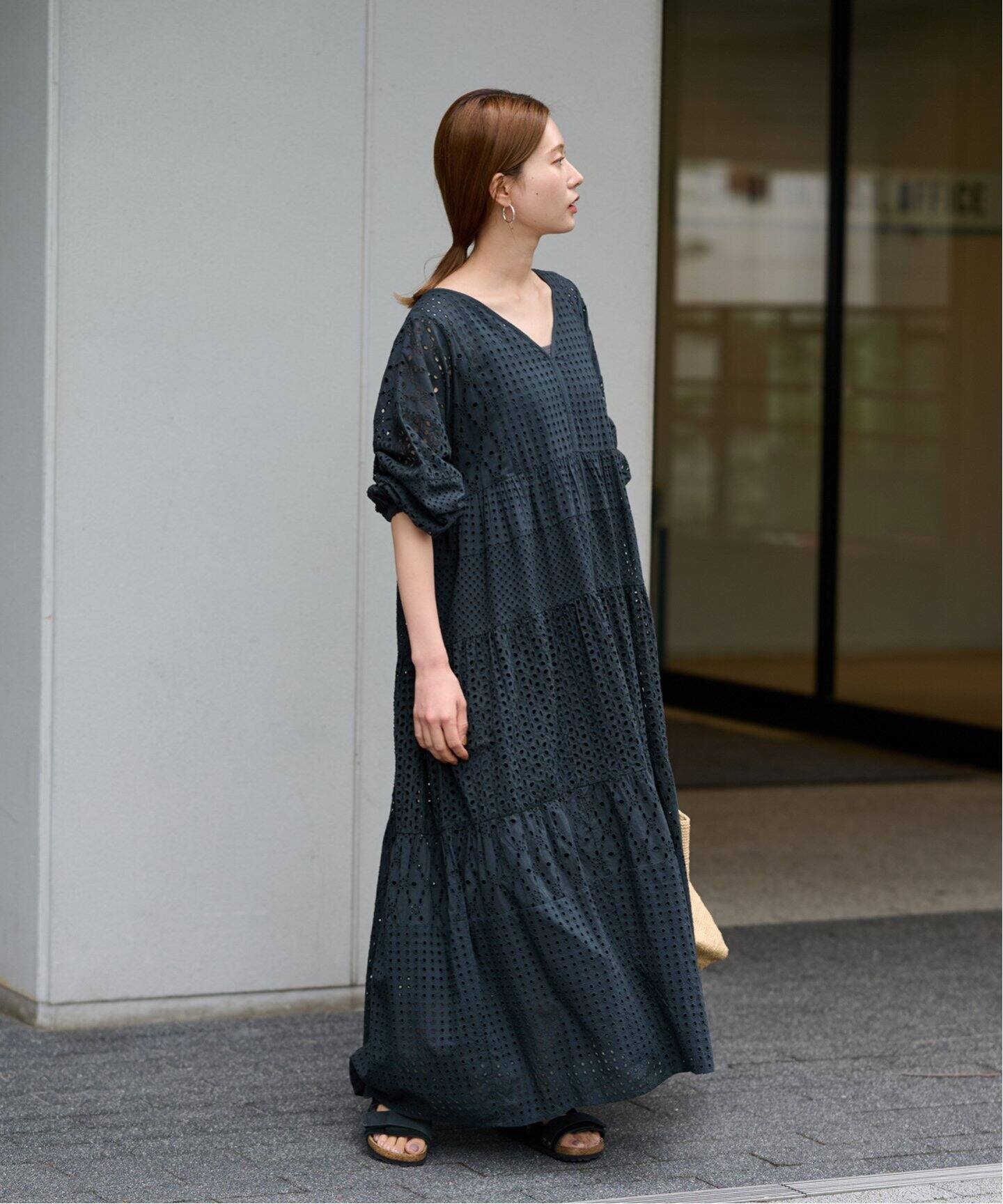 カットワークレースワンピース（ワンピース）｜FRAMeWORK（フレーム  