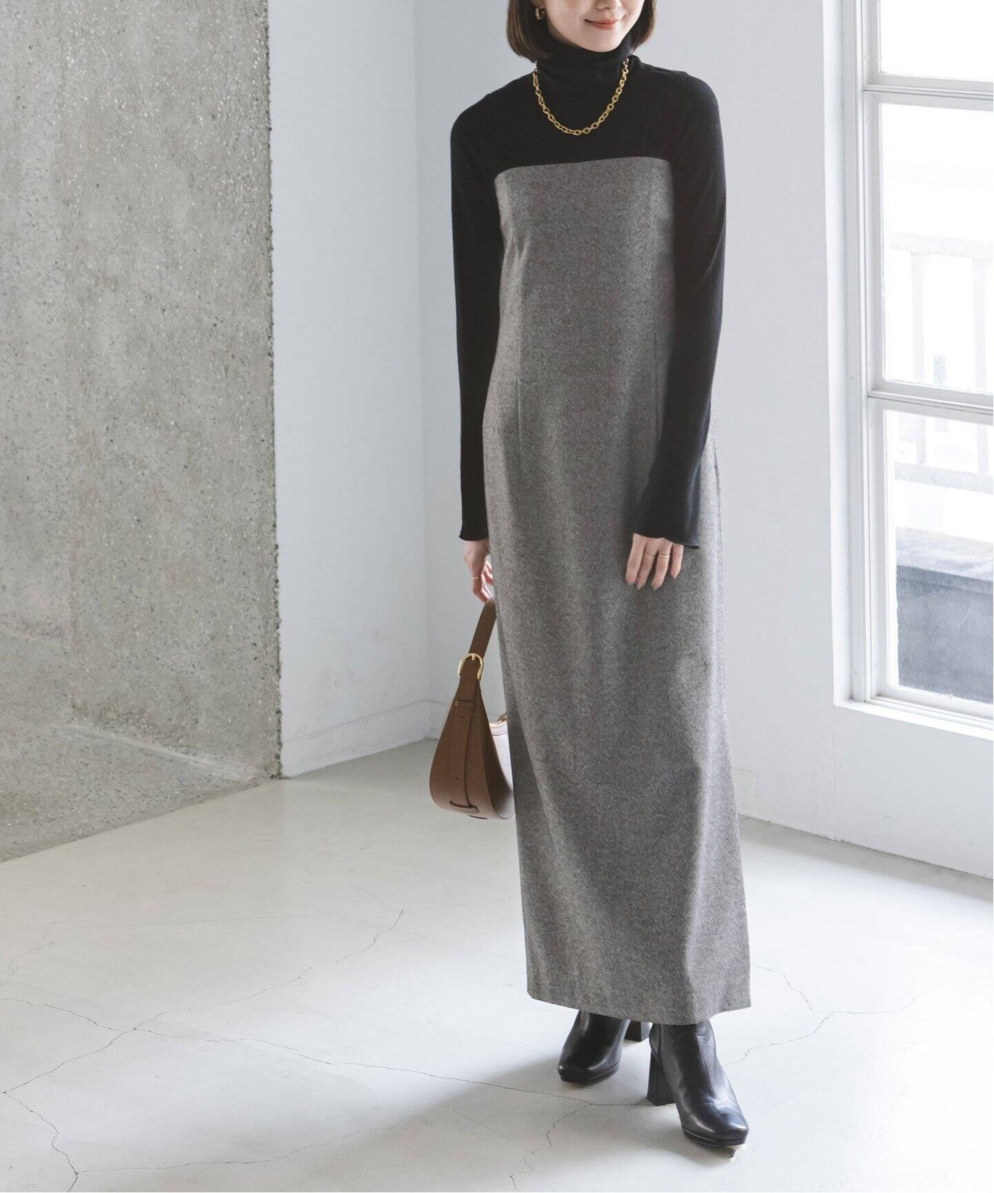 シックツイードベアタイトワンピース（ワンピース）｜NOBLE（ノーブル  