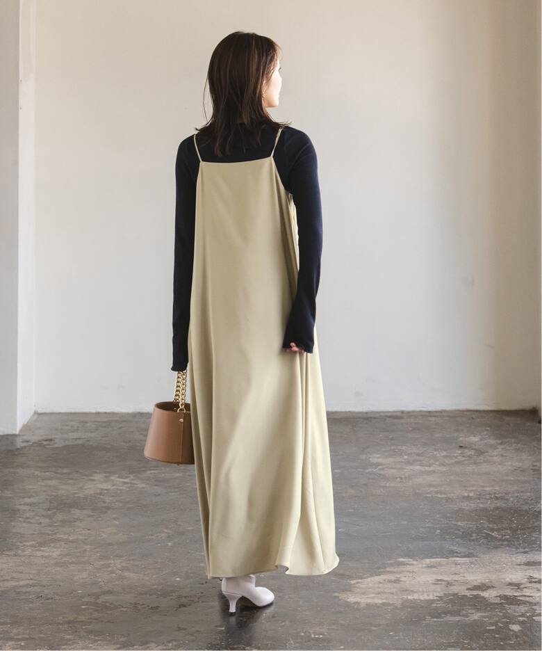 追加》ビンテージツイルコンフォータブルキャミワンピース（ワンピース  