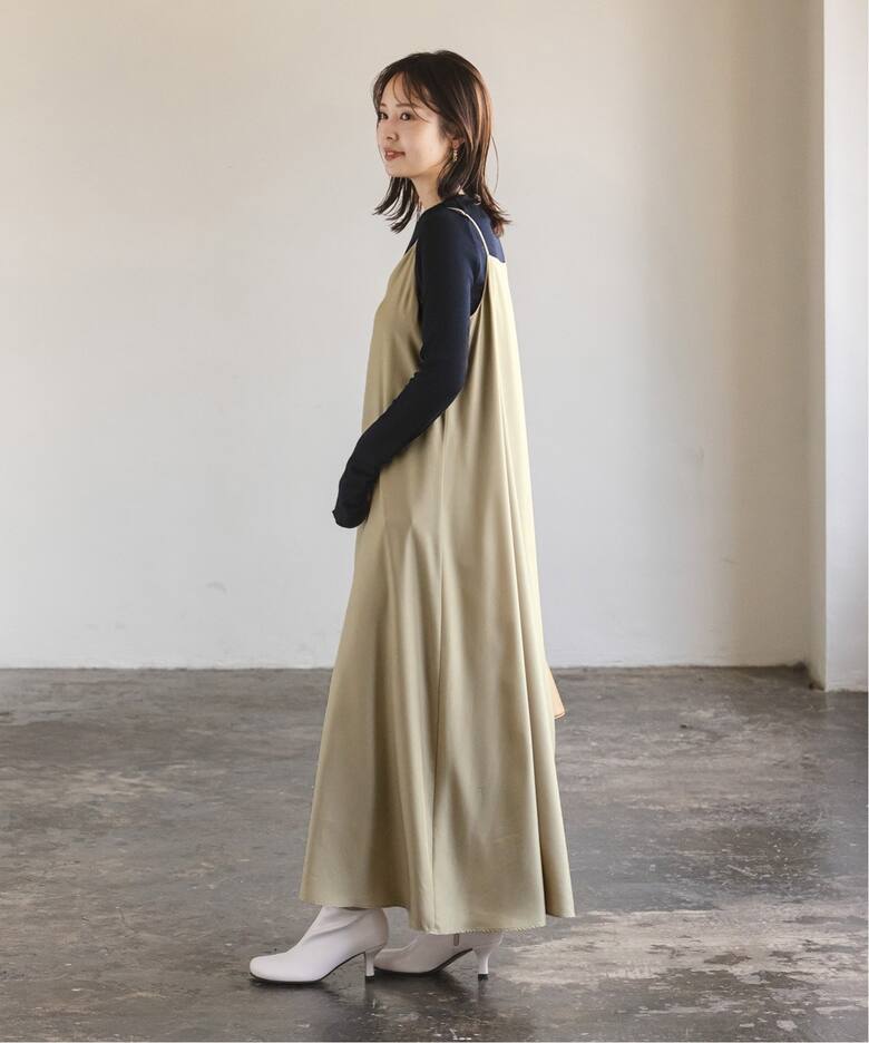 追加》ビンテージツイルコンフォータブルキャミワンピース（ワンピース  