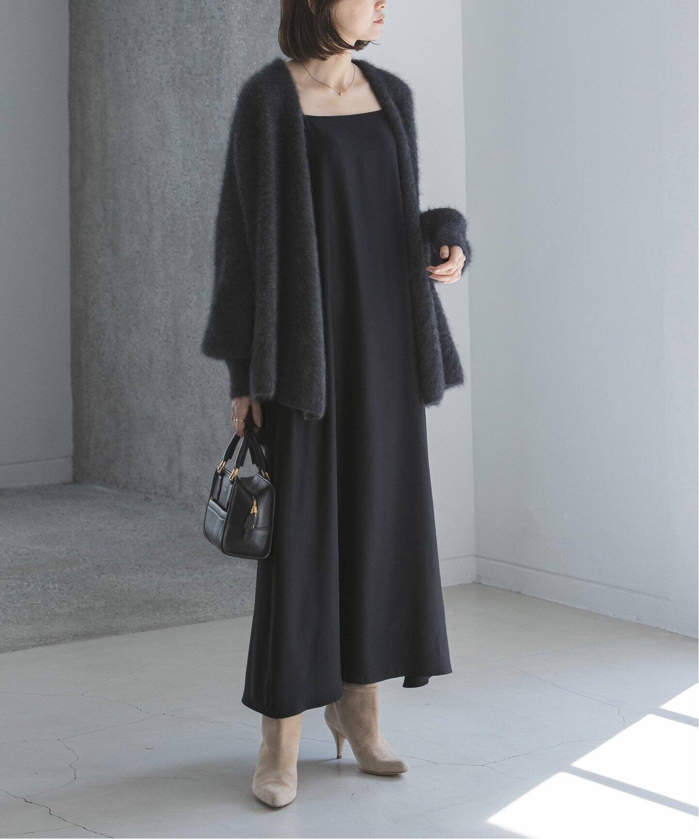 追加》ビンテージツイルコンフォータブルキャミワンピース（ワンピース  