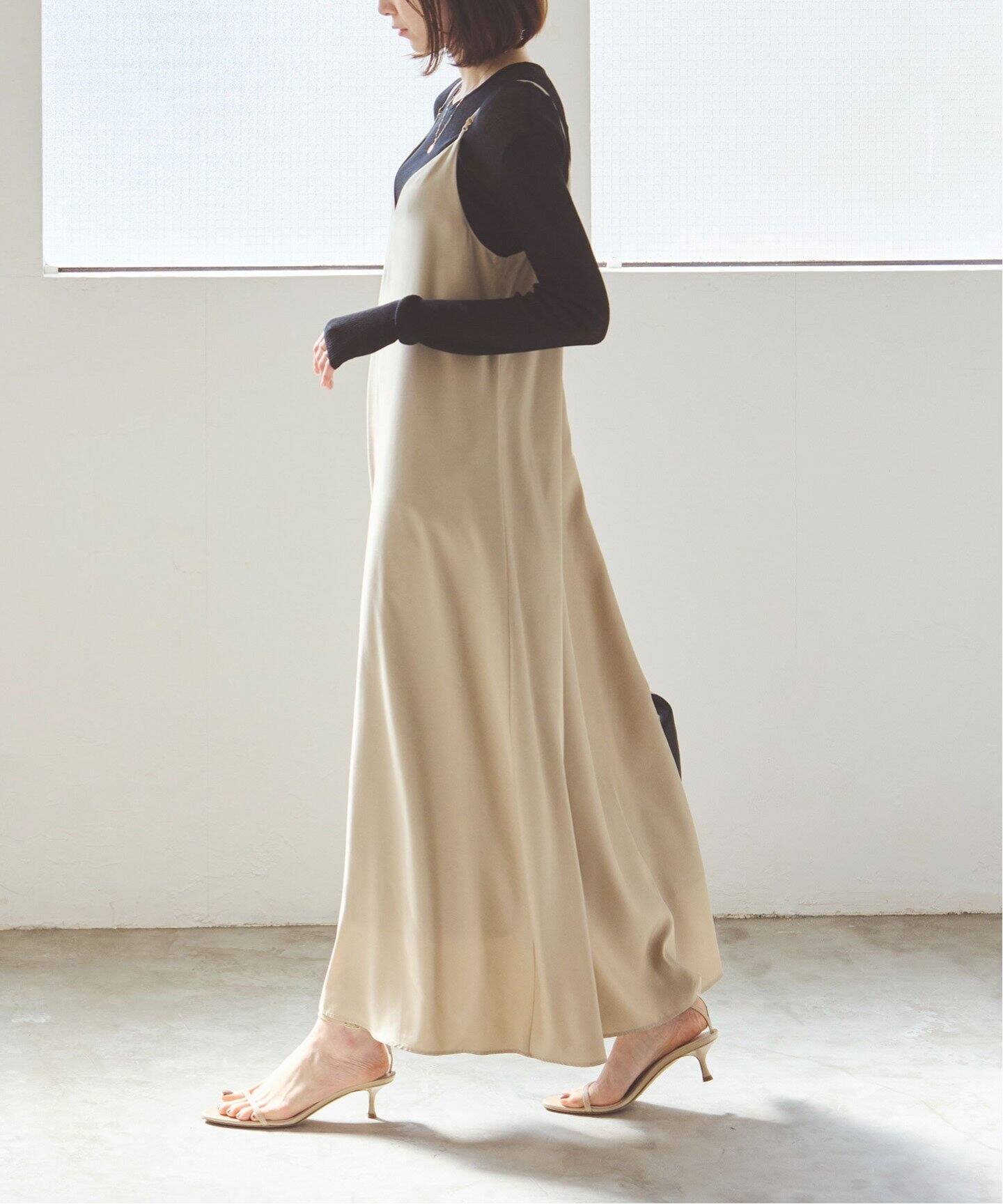 追加》ビンテージツイルコンフォータブルキャミワンピース2  