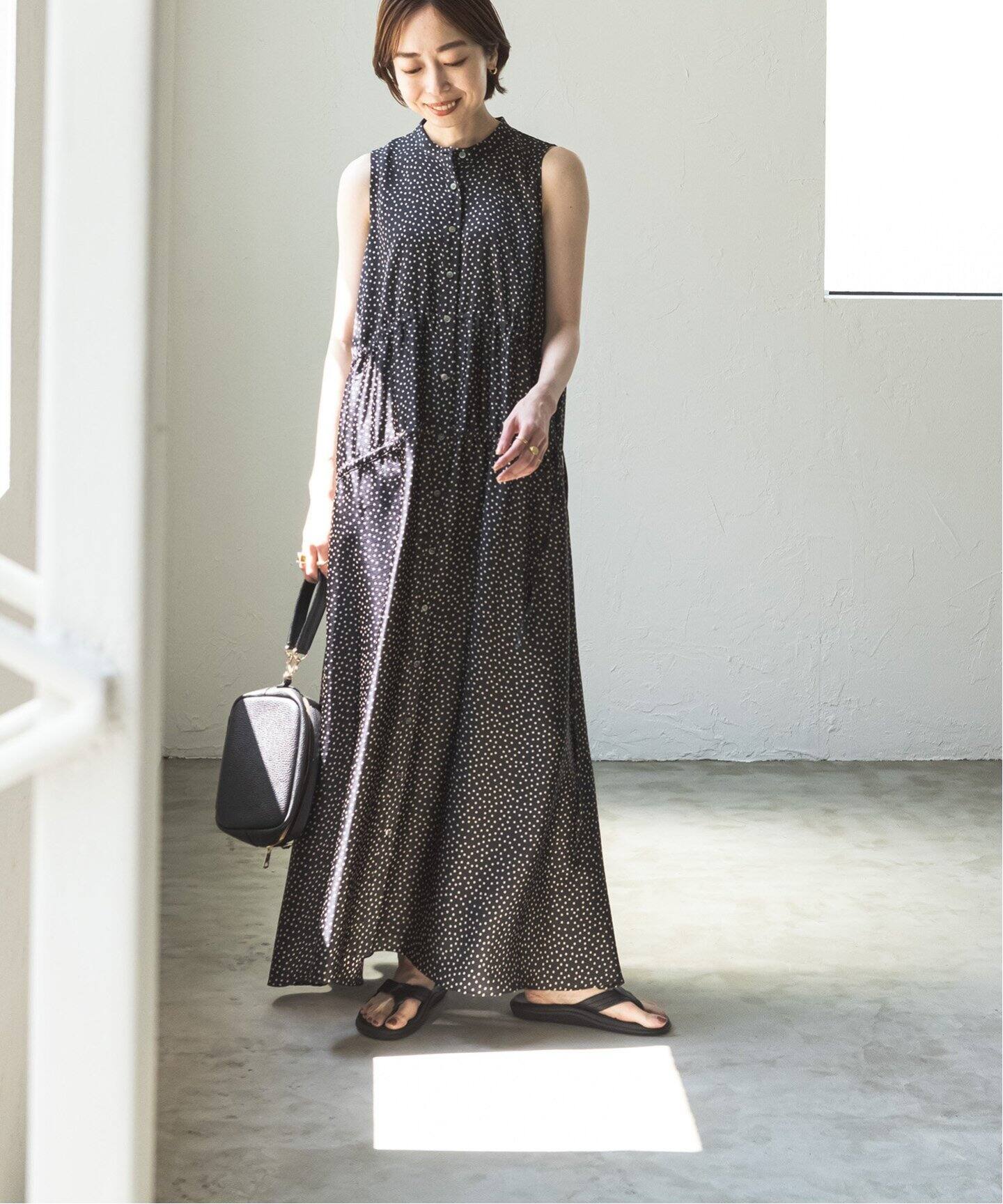 ドットサッカードロストワンピース（ワンピース）｜NOBLE（ノーブル  