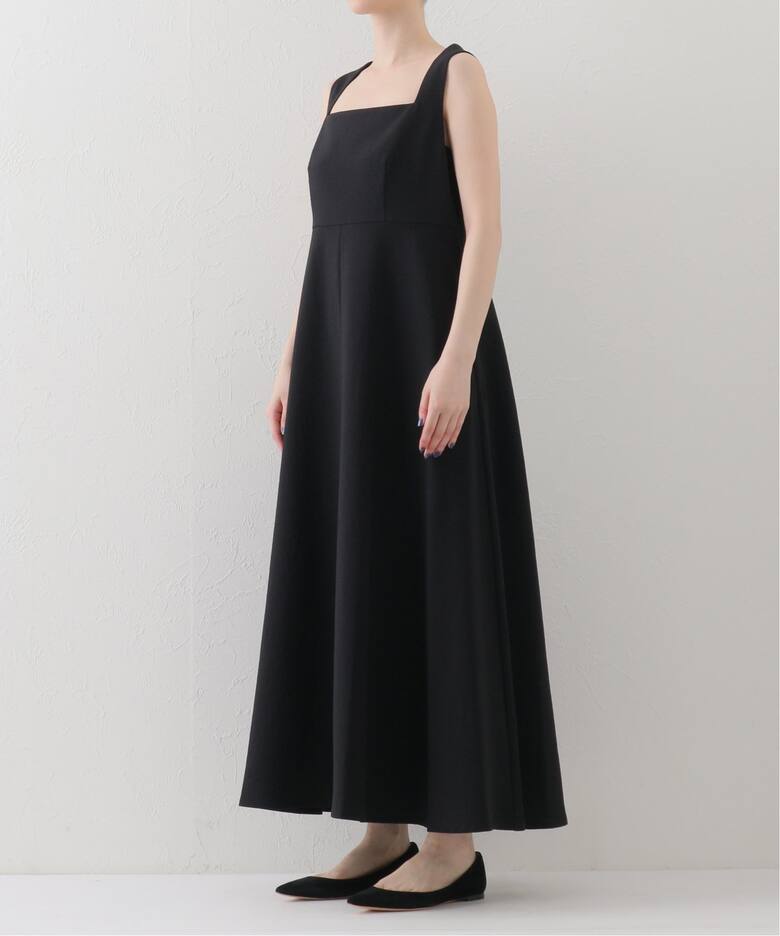 追加》スラブストレッチスクエアネックワンピース（ワンピース  